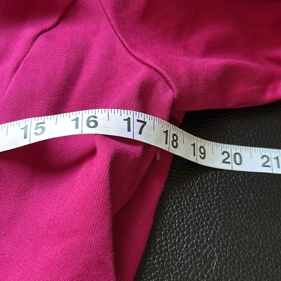 Tuckernuck HYACINTH HOUSE Raspberry Front Zip Denim Mini Dress Sz L NEW - Picture 12 of 14